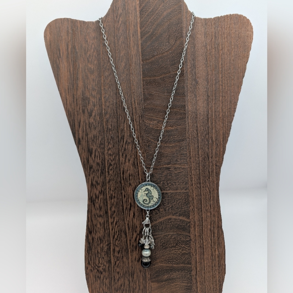 Spirit Lala Silver Pendant Necklace with Charms